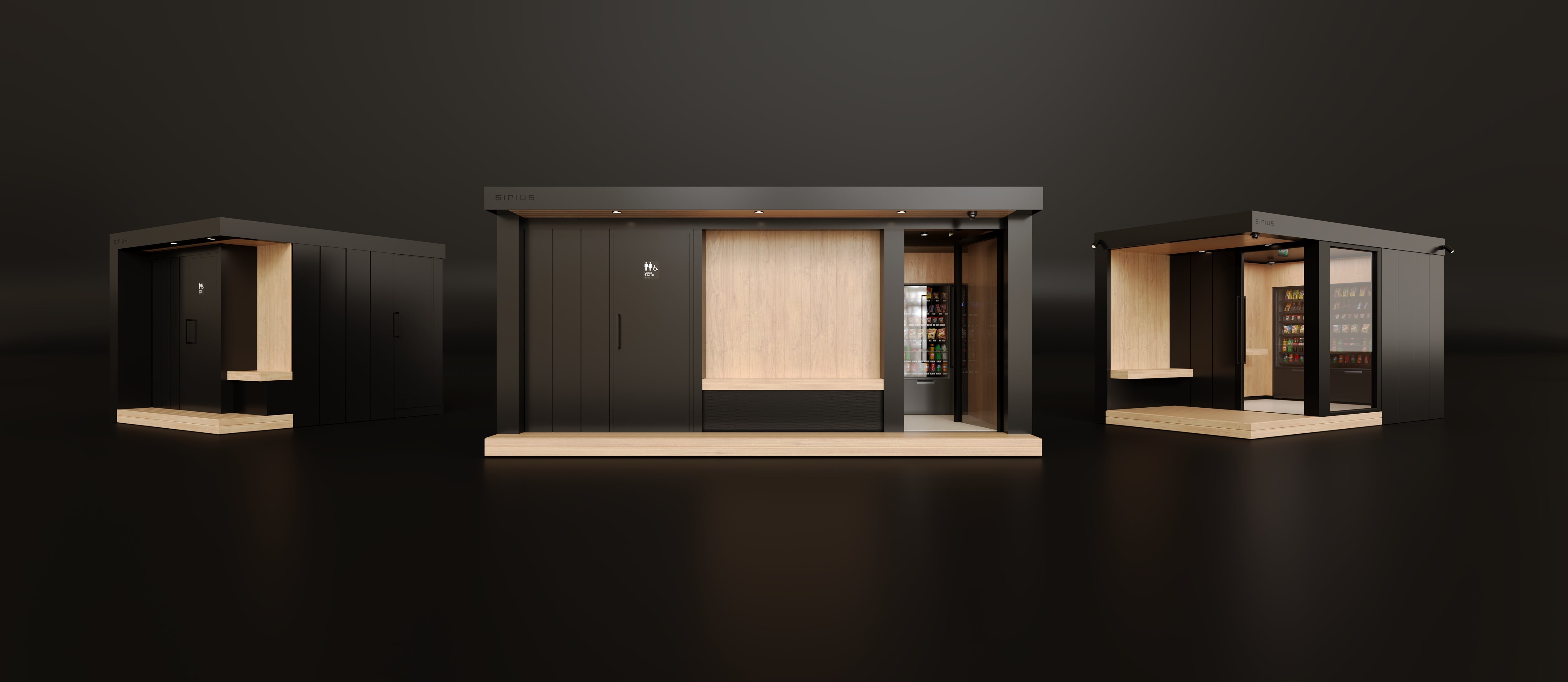 Pavilion EV charging site amenities shelter infrastructure