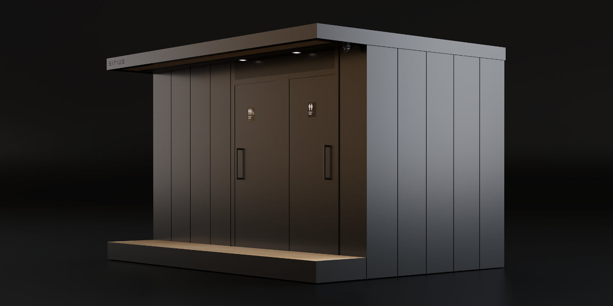 Sirius Buildings Base Modular Restroom Bathroom Amenities Block