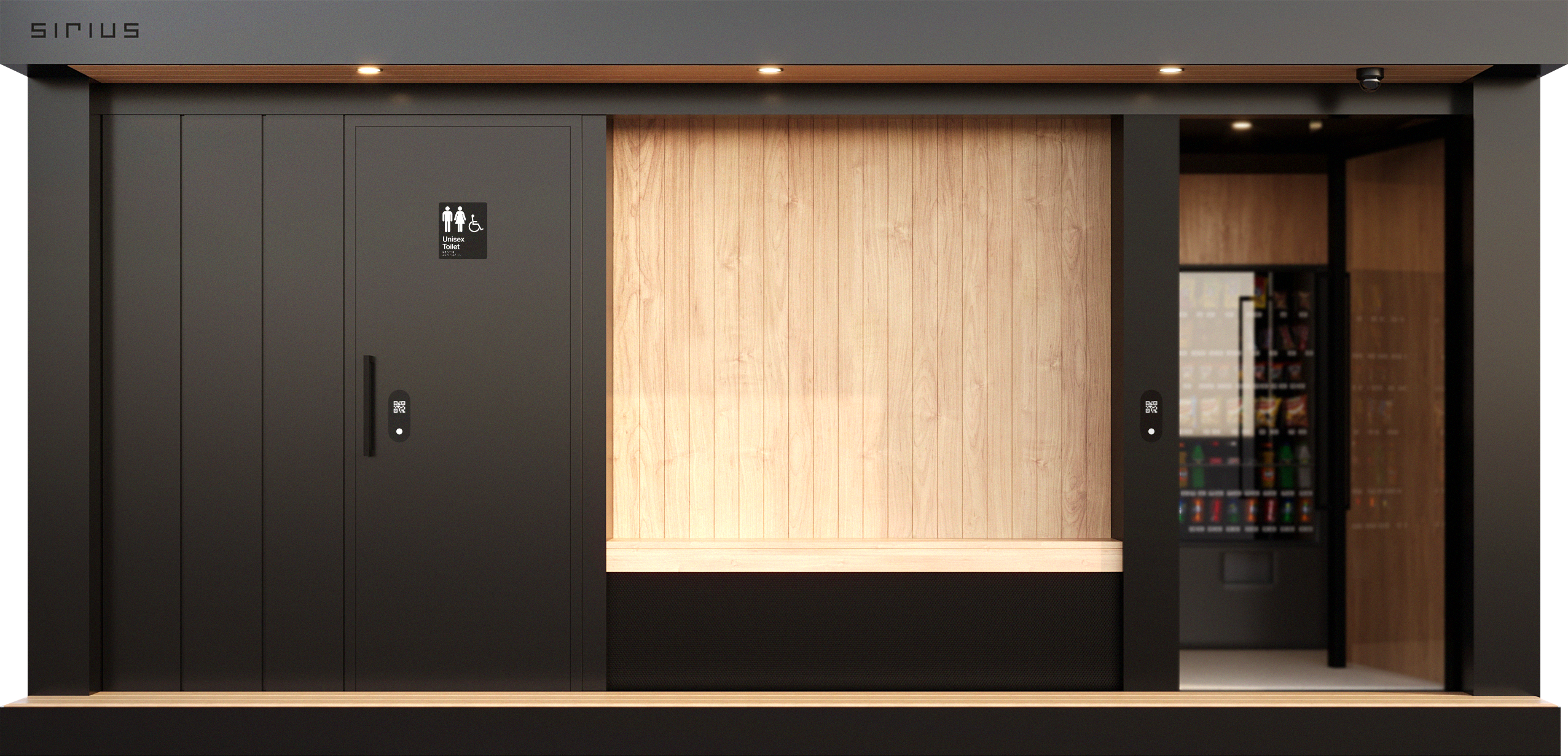 EV Rest Stop Electric Vehicle Charging Station Site Lounge Amenities